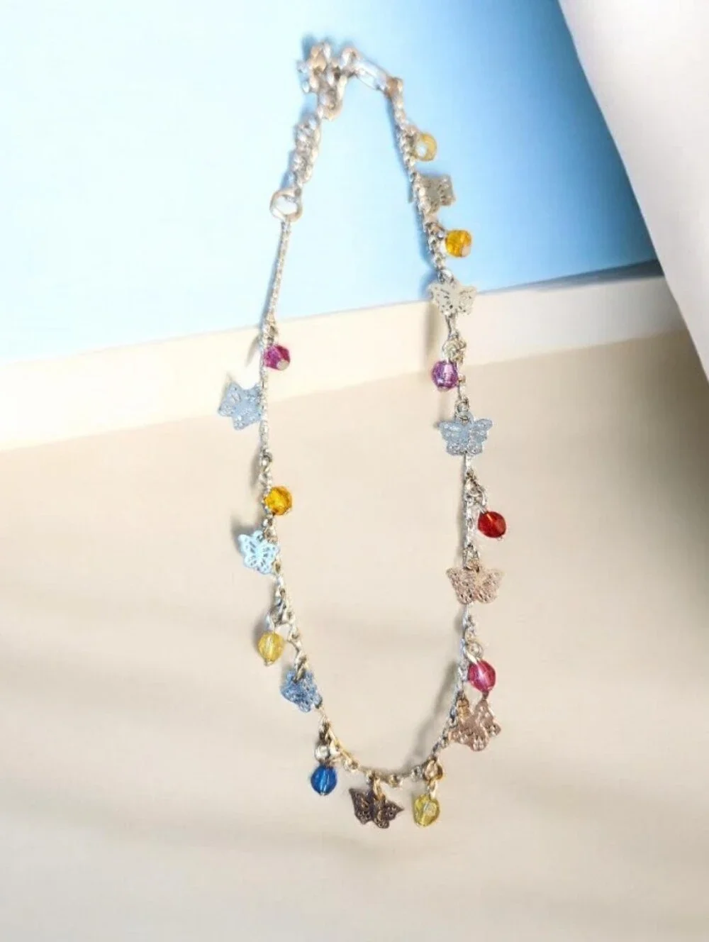 Multicolor Butterfly Charm Ankle Braclet■ ■ Final Price